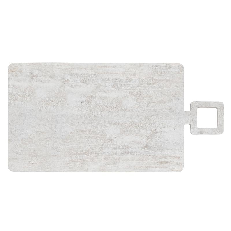 Square Handle Textured Board - Stone