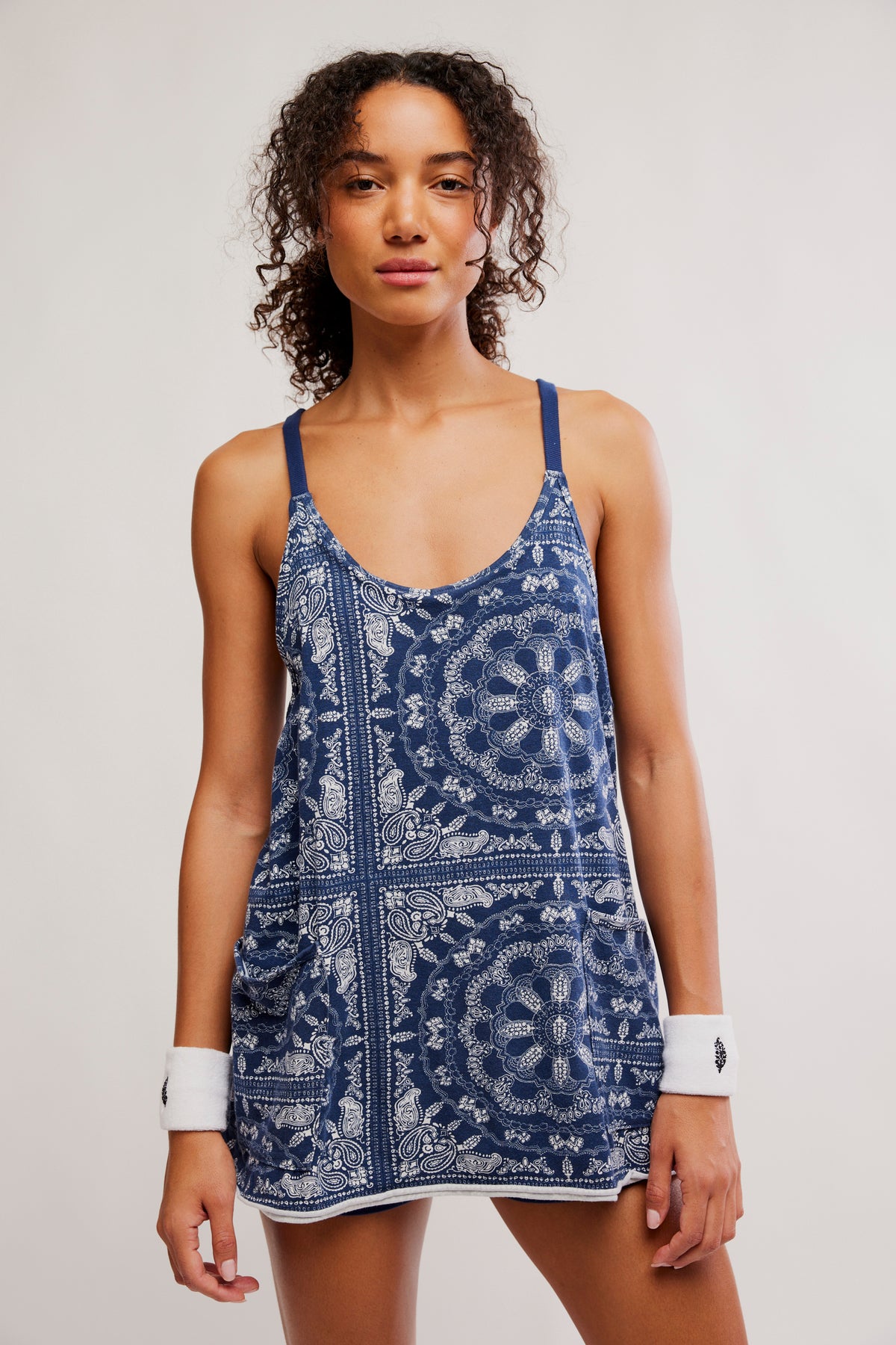 HOT SHOT MINI PRINTED DRESS