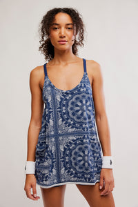 HOT SHOT MINI PRINTED DRESS