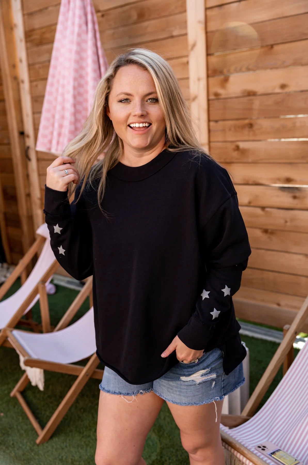 Oversized Crew Neck Pullover 2 Colors