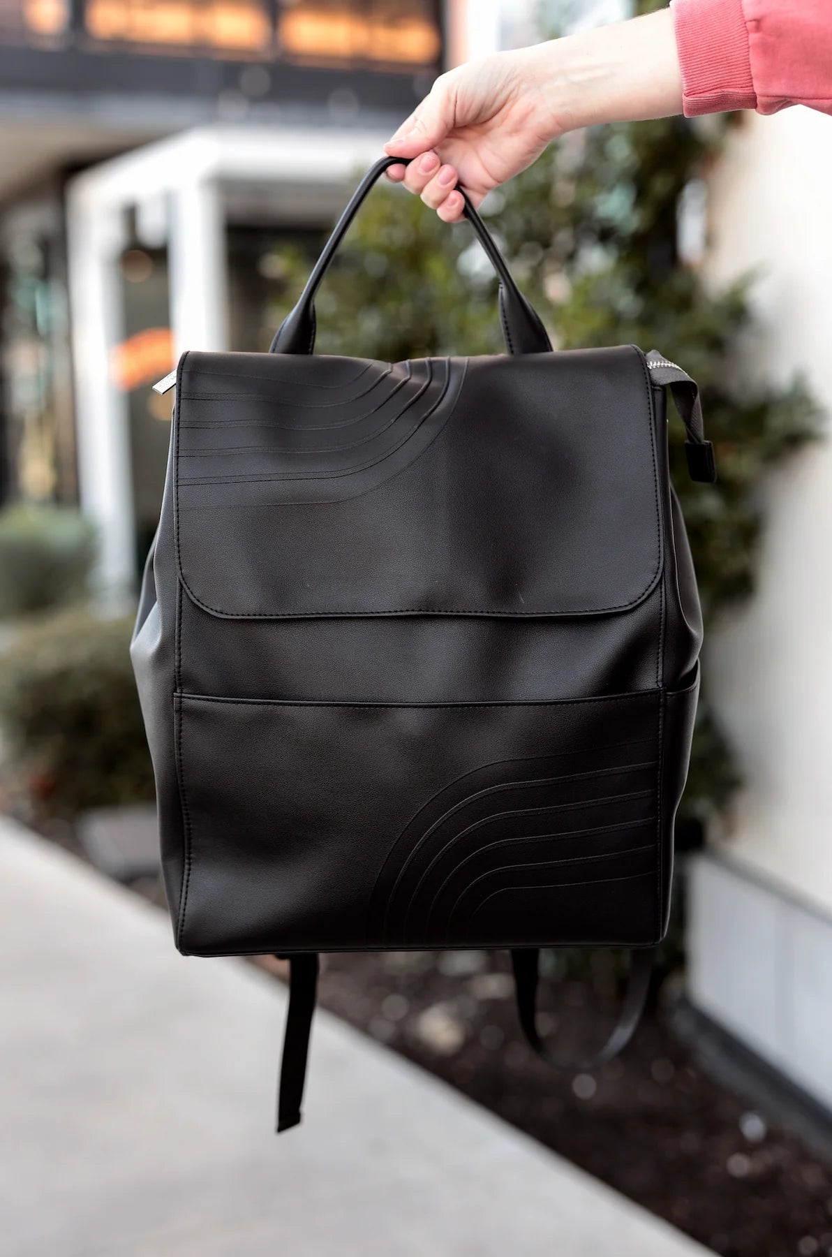 Everything Backpack - Embossed Rainbow (MIDNIGHT)