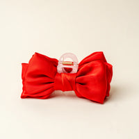 Satin Bow Claw Clip 2 Colors