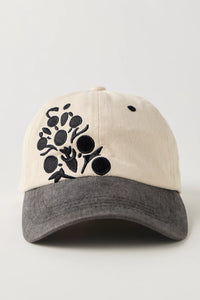 out of bounds cap black/cream