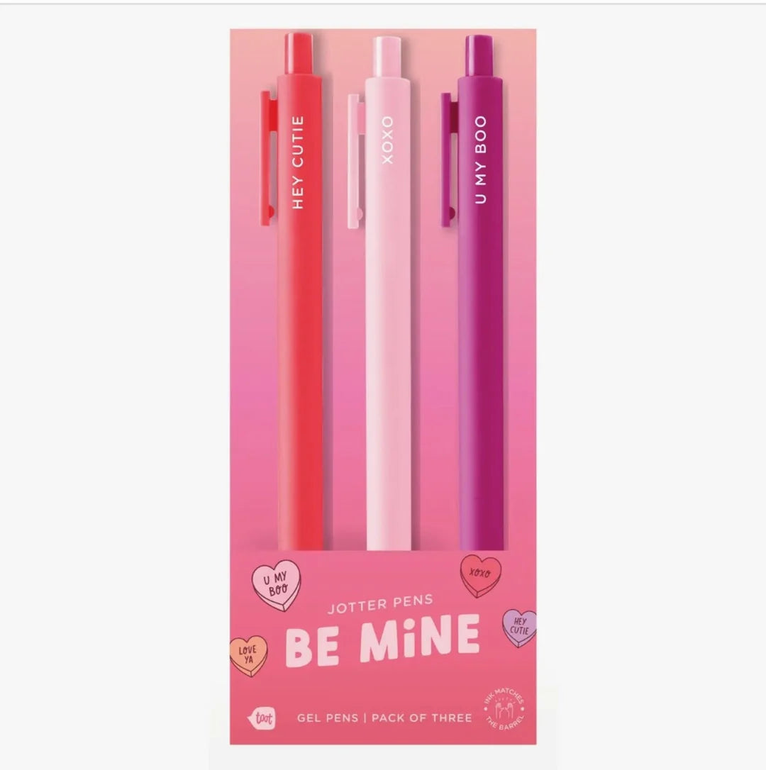 Be Mine Jotter Pen Set