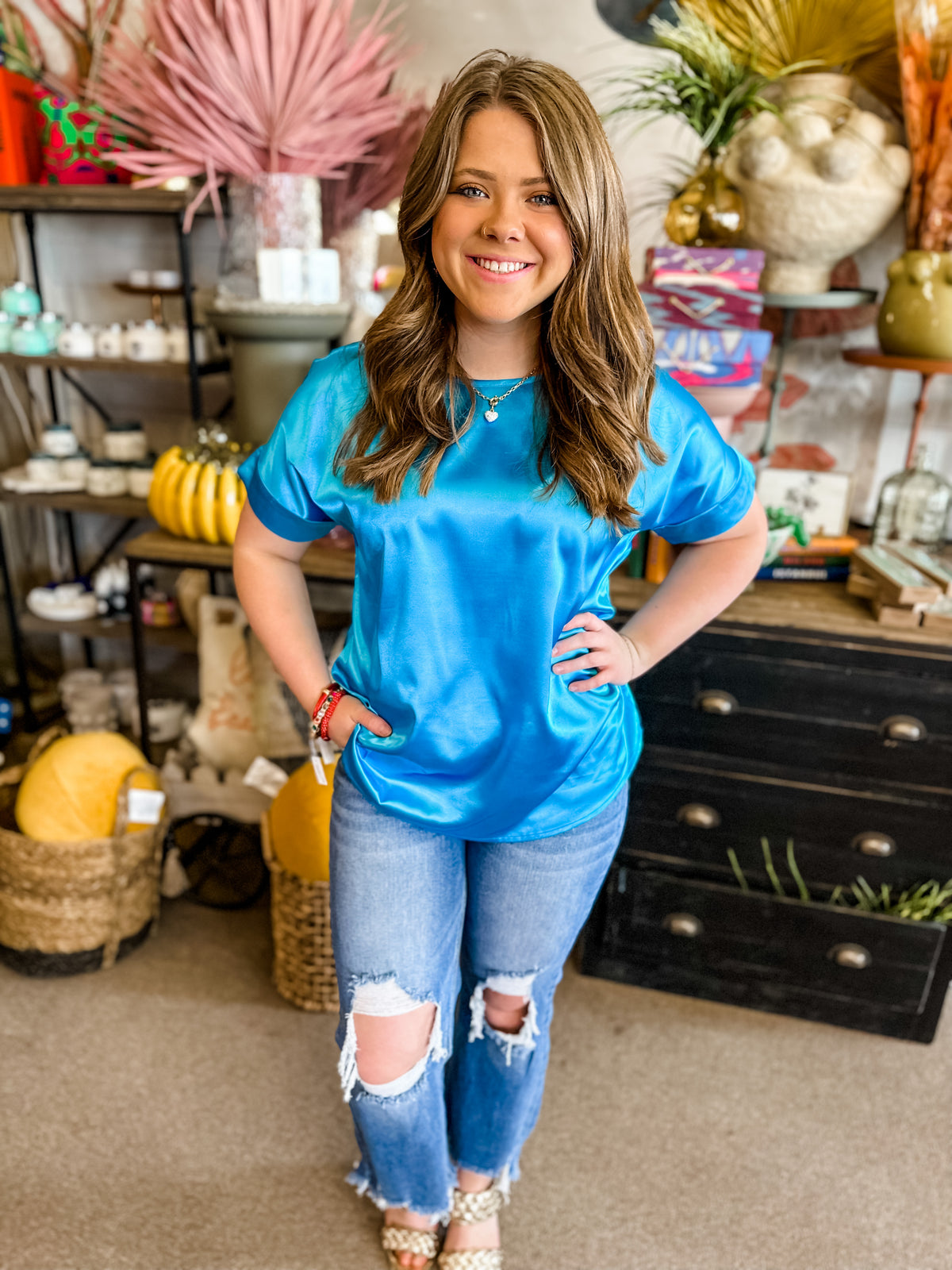 Simple Truth Electric Blue Top