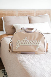 Chenille Getaway Bag
