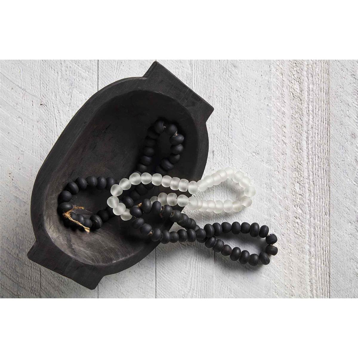 White Glass Beads