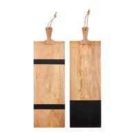 black stripes long board
