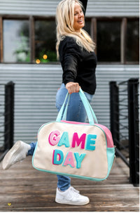 Duffle Bag (Cream/Mint) - Game Day