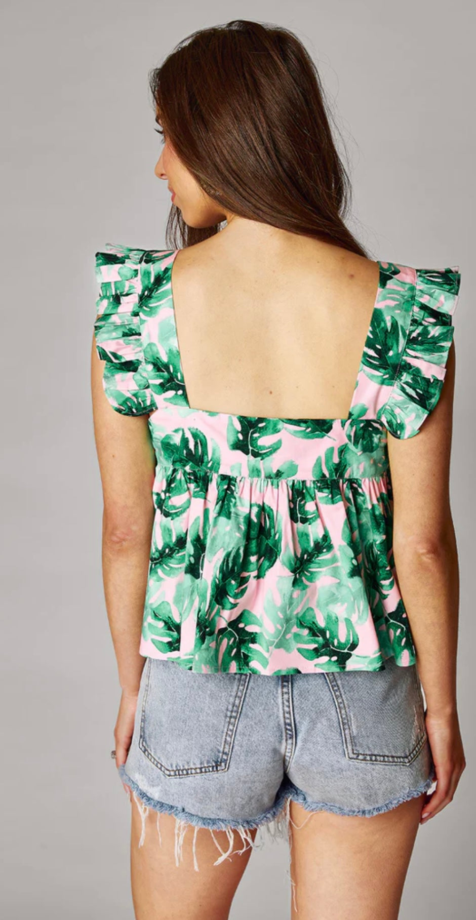 Anastasia Ruffle Swing Tank Top