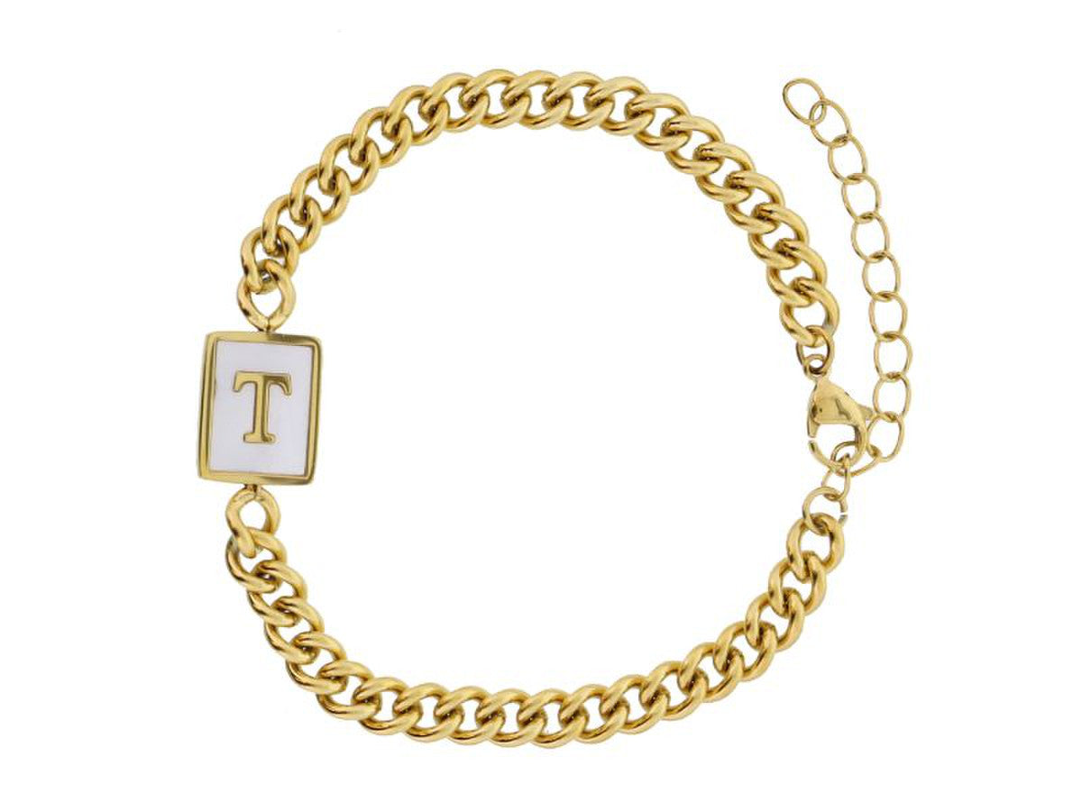 Gold Initial Bracelets