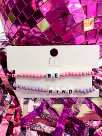 Be kind beaded bracelets